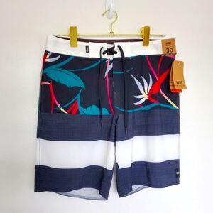 NWT Vans Era Boardshort Tropical Bird of Paradise Swimming Short Trunks Mens 30